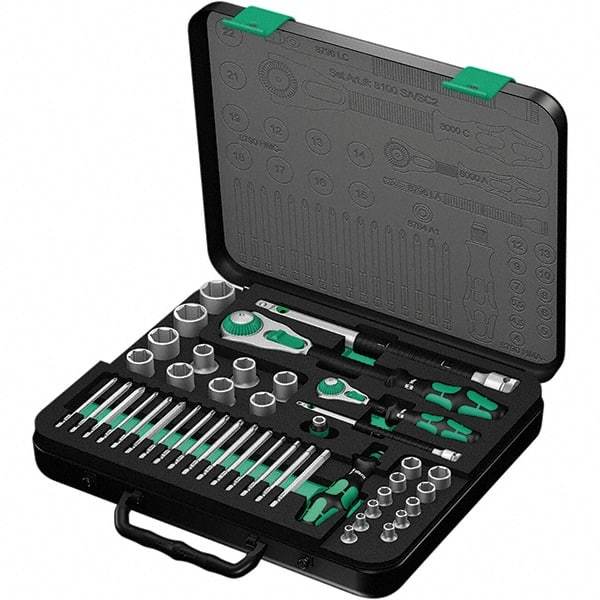 Wera - Socket Sets Measurement Type: Metric Drive Size: 1/4, 1/2 - Exact Industrial Supply
