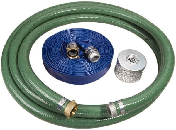 Alliance Hose & Rubber - Suction and Discharge Pump Hose Kits - For Use with 2 Inch Pumps - Exact Industrial Supply