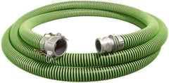Alliance Hose & Rubber - -40 to 180°F, 3" Inside x 3.47" Outside Diam, Thermoplastic Rubber with Polyethylene Helix Liquid Suction & Discharge Hose - Green & Black, 25' Long, 29 Vacuum Rating, 45 psi Working & 150 psi Brust Pressure - Exact Industrial Supply