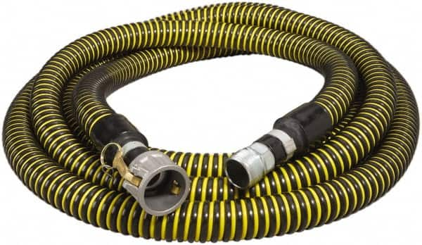 Alliance Hose & Rubber - -40 to 140°F, 3" Inside x 4.06" Outside Diam, Polyethylene Liquid Suction & Discharge Hose - Exact Industrial Supply