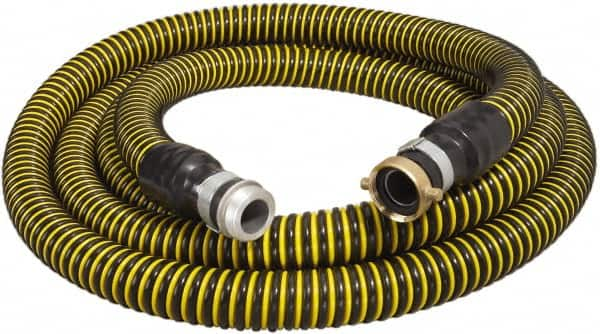 Alliance Hose & Rubber - -40 to 140°F, 2" Inside x 2.76" Outside Diam, Polyethylene Liquid Suction & Discharge Hose - Exact Industrial Supply