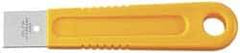 Olfa - Stainless Steel 1-Edge Scraper - 1" Blade Width x 1" Blade Length, 6-5/16" Long Handle - Exact Industrial Supply