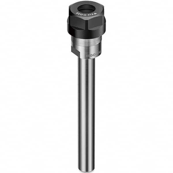 Collet Chuck: 3 to 26 mm Capacity, ER Collet, Straight Shank 50 mm Projection, 0.003 mm TIR, Through Coolant