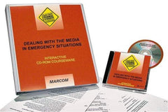 Marcom - Dealing with the Media in Emergency Situations, Multimedia Training Kit - 45 min Run Time CD-ROM, English & Spanish - Exact Industrial Supply