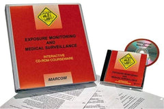 Marcom - Exposure Monitoring & Medical Surveillance, Multimedia Training Kit - 45 min Run Time CD-ROM, English & Spanish - Exact Industrial Supply