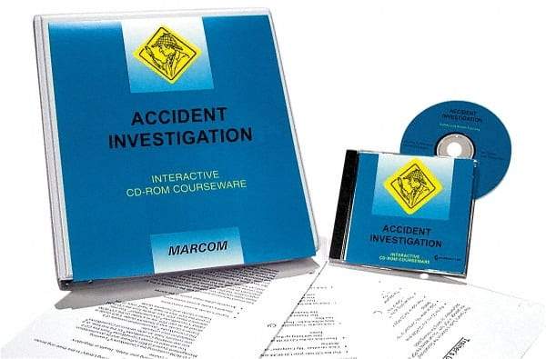 Marcom - Accident Investigation, Multimedia Training Kit - CD-ROM, English - Exact Industrial Supply