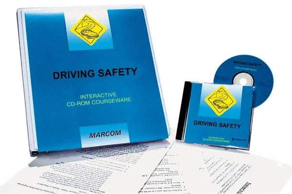 Marcom - Driving Safety, Multimedia Training Kit - 45 min Run Time CD-ROM, English & Spanish - Exact Industrial Supply