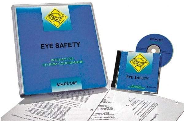 Marcom - Eye Safety, Multimedia Training Kit - CD-ROM, English - Exact Industrial Supply