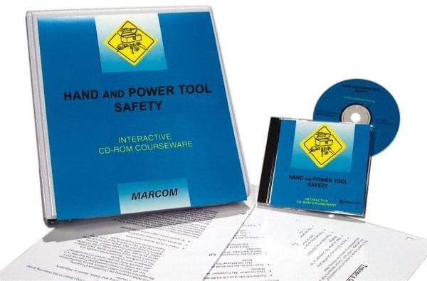 Marcom - Hand and Power Tool Safety, Multimedia Training Kit - 45 min Run Time CD-ROM, English & Spanish - Exact Industrial Supply