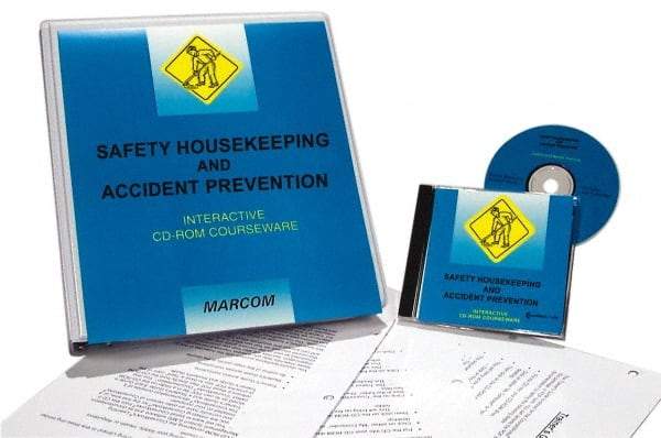 Marcom - Safety Housekeeping and Accident Prevention, Multimedia Training Kit - CD-ROM, English - Exact Industrial Supply