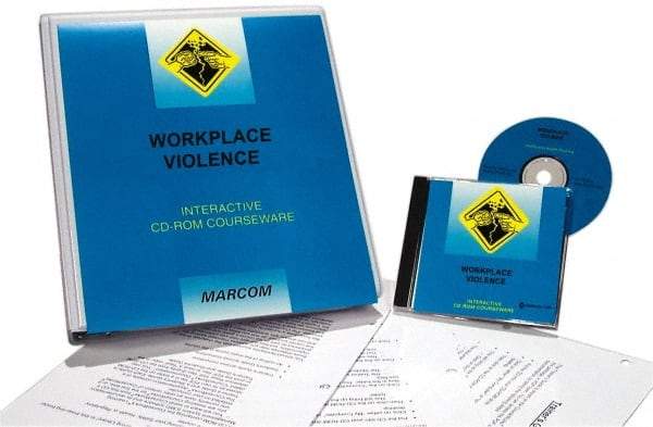 Marcom - Preventing Workplace Violence, Multimedia Training Kit - 45 min Run Time CD-ROM, English & Spanish - Exact Industrial Supply