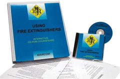 Marcom - Using Fire Extinguishers, Multimedia Training Kit - 45 min Run Time CD-ROM, English & Spanish - Exact Industrial Supply