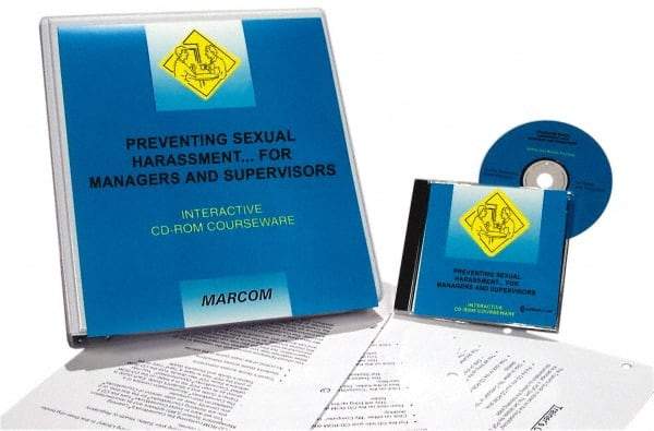Marcom - Preventing Sexual Harassment for Managers & Supervisors, Multimedia Training Kit - 45 min Run Time CD-ROM, English & Spanish - Exact Industrial Supply