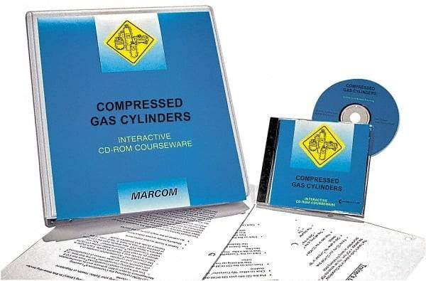 Marcom - Handling Compressed Gas Cylinders in the Laboratory, Multimedia Training Kit - 45 min Run Time CD-ROM, English & Spanish - Exact Industrial Supply