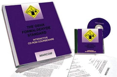 Marcom - The OSHA Formaldehyde Standard, Multimedia Training Kit - 45 min Run Time CD-ROM, English & Spanish - Exact Industrial Supply