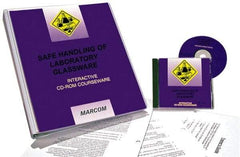 Marcom - Safe Handling of Laboratory Glassware, Multimedia Training Kit - 45 min Run Time CD-ROM, English & Spanish - Exact Industrial Supply
