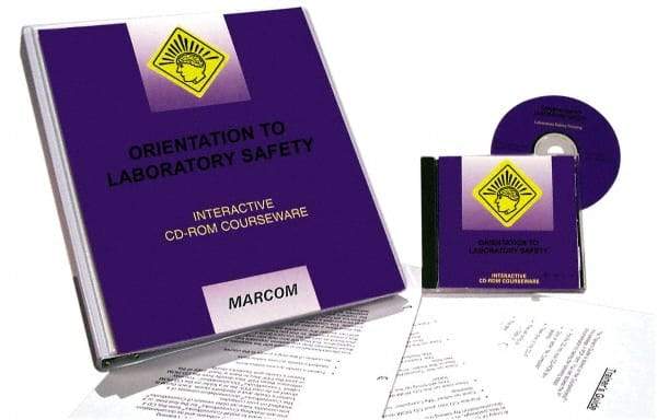 Marcom - Orientation to Laboratory Safety, Multimedia Training Kit - 45 min Run Time CD-ROM, English & Spanish - Exact Industrial Supply