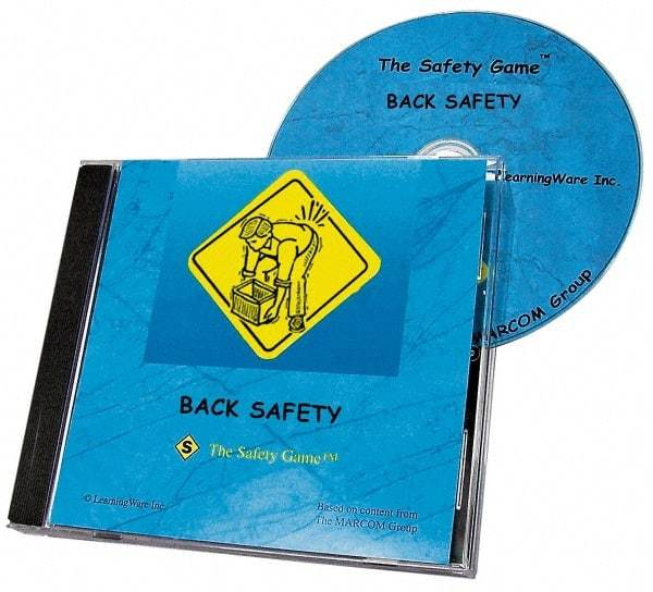 Marcom - Back Safety, Multimedia Training Kit - Computer Game, English - Exact Industrial Supply