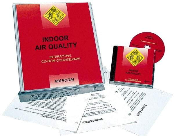 Marcom - Indoor Air Quality, Multimedia Training Kit - 45 min Run Time CD-ROM, English & Spanish - Exact Industrial Supply