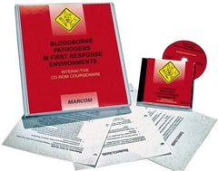 Marcom - Bloodborne Pathogens in First Response Environments, Multimedia Training Kit - 45 min Run Time CD-ROM, English & Spanish - Exact Industrial Supply