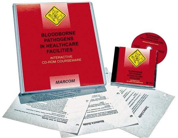 Marcom - Bloodborne Pathogens in Healthcare Facilities, Multimedia Training Kit - 45 min Run Time CD-ROM, English & Spanish - Exact Industrial Supply