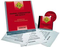 Marcom - Hearing Conservation and Safety, Multimedia Training Kit - 45 min Run Time CD-ROM, English & Spanish - Exact Industrial Supply
