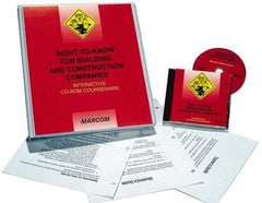 Marcom - Right to Know, Multimedia Training Kit - 45 min Run Time CD-ROM, English & Spanish - Exact Industrial Supply