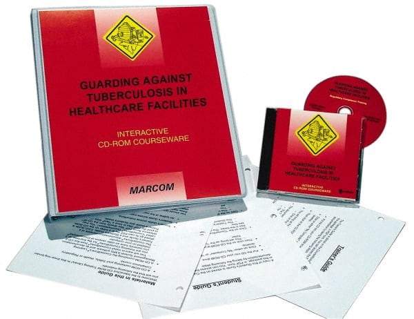 Marcom - Guarding Against Tuberculosis in Healthcare Facilities, Multimedia Training Kit - 45 min Run Time CD-ROM, English & Spanish - Exact Industrial Supply