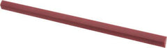 Value Collection - Barrette, Synthetic Ruby, Midget Finishing Stick - 100mm Long x 5mm Wide x 1.5mm Thick, Fine Grade - Exact Industrial Supply