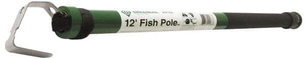 Greenlee - 12 Ft. Long, Fish Pole - For Use with Fish Tape - Exact Industrial Supply