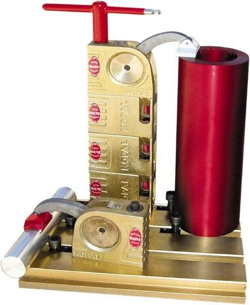 Mitee-Bite - 59 Lb-Ft Holding Capacity, 5-1/2" Max Opening Capacity, 3,500 Lb Clamping Pressure, Manual Hold Down Clamp - 2-3/8" Arm Length, 4-1/4" Clamp Length, 1-9/16" Clamp Width, 3-1/2" Clamp Height, T-Slot Mount, Steel - Exact Industrial Supply