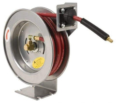PRO-SOURCE - 33' Spring Retractable Hose Reel - 300 psi, Hose Included - Exact Industrial Supply