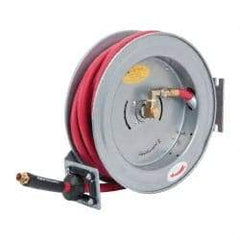 PRO-SOURCE - 35' Spring Retractable Hose Reel - 300 psi, Hose Included - Exact Industrial Supply