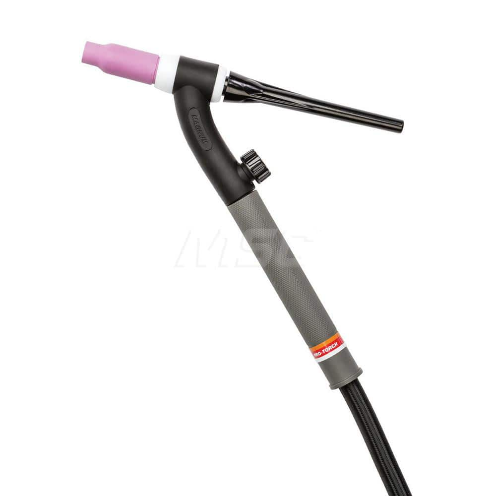 TIG Welding Torches; Torch Type: Air Cooled; Head Type: Flexible with Valve; Length (Feet): 25 ft. (7.62m)