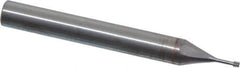 Vargus - #2-56, #3-56 Thread, 1/4" Shank Diam, Bright Coating, Solid Carbide Straight Flute Thread Mill - 3 Flutes, 2.244" OAL, #2 Min Noml Diameter - Exact Industrial Supply