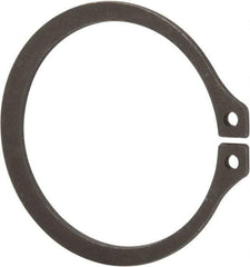 Value Collection - 1.35" Groove Diam, 1-7/16" Shaft Diam, Phosphate Spring Steel, Snap External Retaining Rings - 0.056" Groove Width, 0.05" Ring Thickness - Exact Industrial Supply