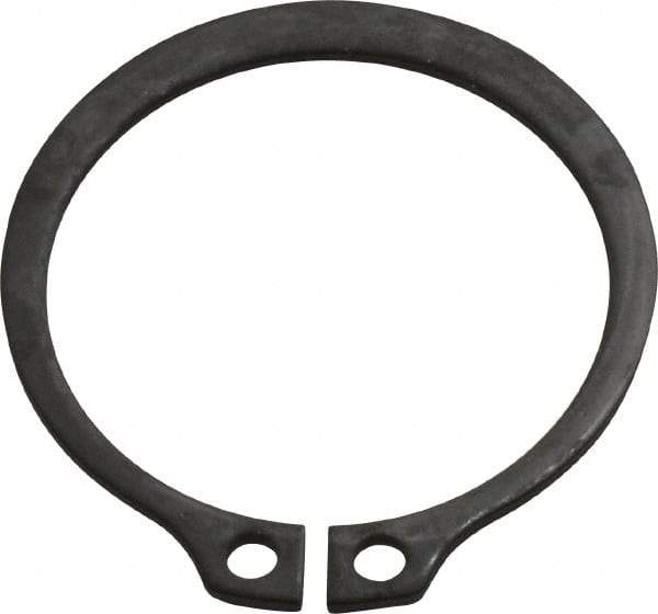 Value Collection - 1.468" Groove Diam, 1-9/16" Shaft Diam, Phosphate Spring Steel, Snap External Retaining Rings - 0.068" Groove Width, 0.062" Ring Thickness - Exact Industrial Supply