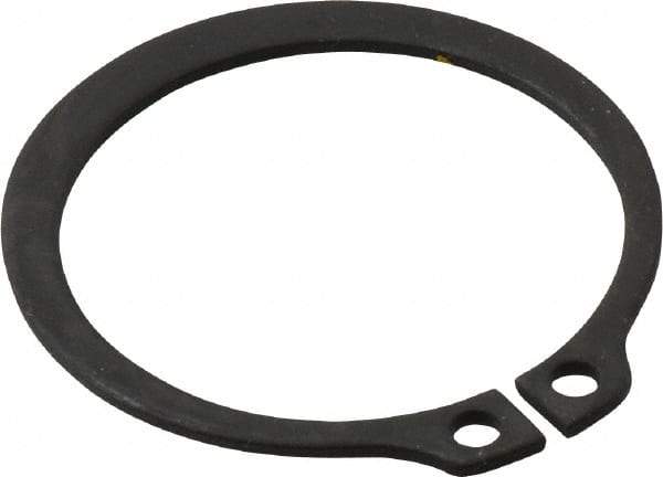 Value Collection - 1.529" Groove Diam, 1-5/8" Shaft Diam, Phosphate Spring Steel, Snap External Retaining Rings - 0.068" Groove Width, 0.062" Ring Thickness - Exact Industrial Supply