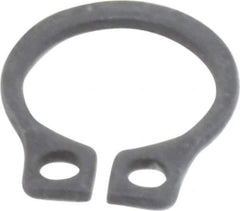 Value Collection - 0.23" Groove Diam, 1/4" Shaft Diam, Phosphate Spring Steel, Snap External Retaining Rings - 0.029" Groove Width, 0.025" Ring Thickness - Exact Industrial Supply