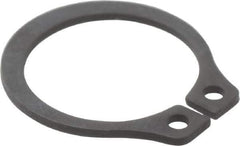 Value Collection - 0.382" Groove Diam, 13/32" Shaft Diam, Phosphate Spring Steel, Snap External Retaining Rings - 0.029" Groove Width, 0.025" Ring Thickness - Exact Industrial Supply