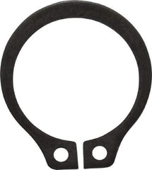 Value Collection - 0.412" Groove Diam, 7/16" Shaft Diam, Phosphate Spring Steel, Snap External Retaining Rings - 0.029" Groove Width, 0.025" Ring Thickness - Exact Industrial Supply