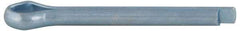 Value Collection - 1/8" Diam x 2" Long Extended Prong Cotter Pin - Grade 2, Zinc-Plated, Steel - Exact Industrial Supply