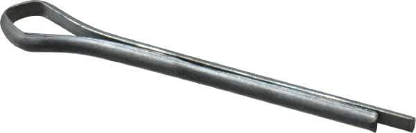 Value Collection - 1/16" Diam x 3/4" Long Extended Prong Cotter Pin - Grade 2, Zinc-Plated, Steel - Exact Industrial Supply
