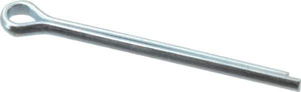 Value Collection - 5/32" Diam x 2" Long Extended Prong Cotter Pin - Grade 2, Zinc-Plated, Steel - Exact Industrial Supply