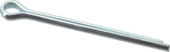 Value Collection - 5/32" Diam x 2" Long Extended Prong Cotter Pin - Grade 2, Zinc-Plated, Steel - Exact Industrial Supply