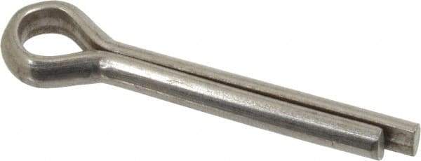 Value Collection - 1/4" Diam x 1-1/2" Long Extended Prong Cotter Pin - Grade 2, Zinc-Plated, Steel - Exact Industrial Supply