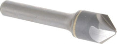 Hertel - 5/8" Head Diam, 3/8" Shank Diam, 4 Flute 90° Solid Carbide Countersink - Exact Industrial Supply