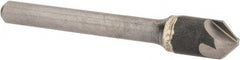 Hertel - 3/8" Head Diam, 1/4" Shank Diam, 4 Flute 90° Solid Carbide Countersink - Exact Industrial Supply