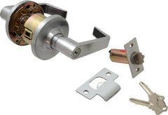 Master Lock - Classroom Lever Lockset for Up to 1-3/4" Thick Doors - Exact Industrial Supply
