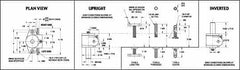 Joyce/Dayton - Mechanical Screw Actuators; Load Capacity: 3 ; Maximum Lift Height: 12 (Inch); Style: Threaded End ; Type.: Upright - Exact Industrial Supply